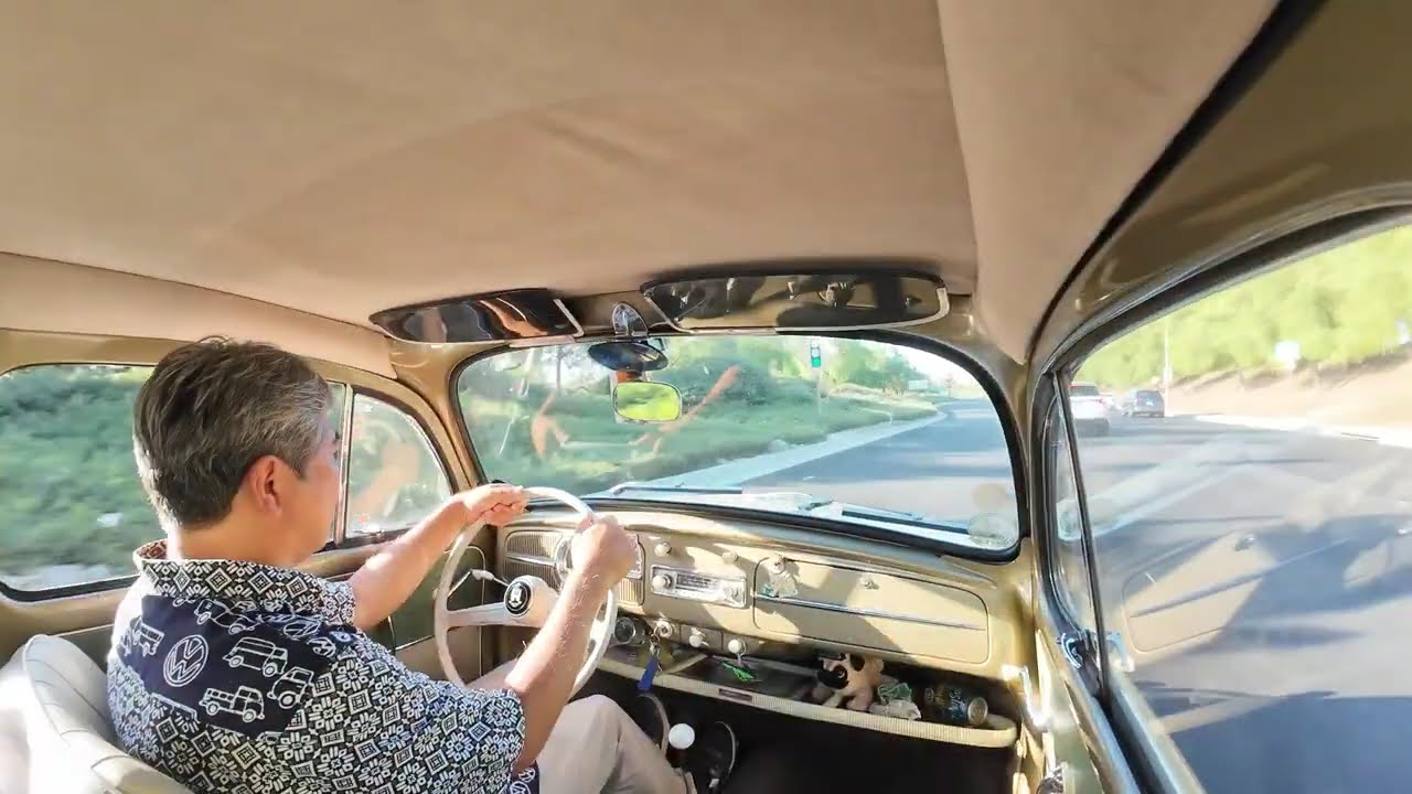 Driving log: 1958 VW Bug drove Dana Point, Laguna Niguel, Laguna Hills, Irvine, California