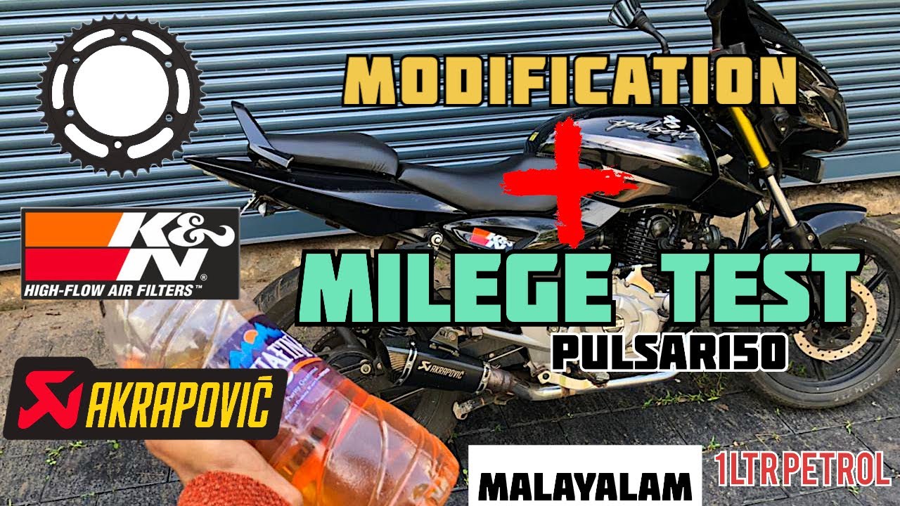 Modified pulsar 150 milege testing 😳👍🔥#bike #akrapovic #bajaj #bikelover #ktm #milege #pulsar