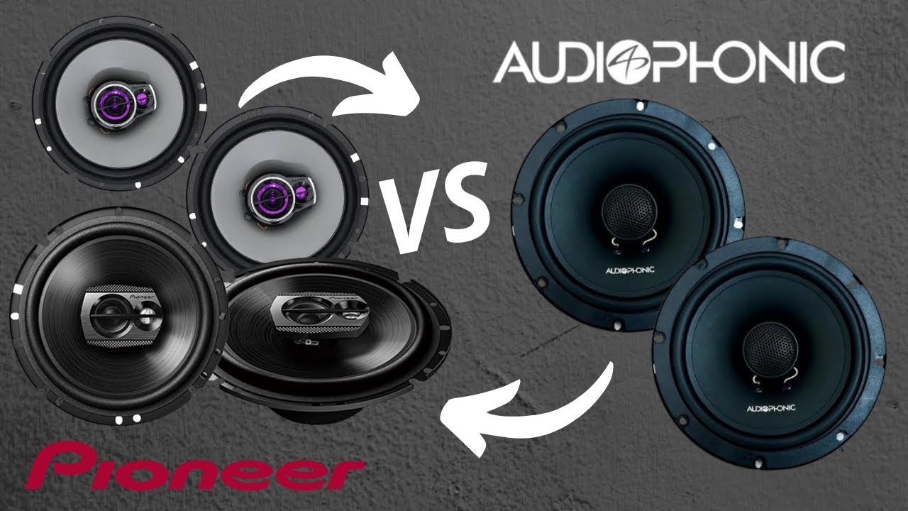 COAXIAL AUDIOPHONIC NEED VS TRIAXIAIS PIONEER TS-1760BR / TS-1790BR