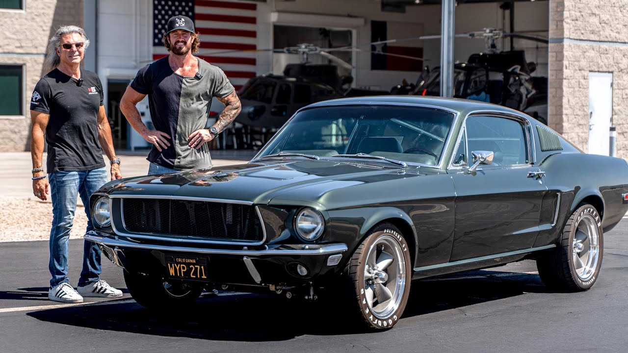 1968 Mustang Bullitt Restomod Test Drive: American Hollywood Muscle Car with Modern Technology
