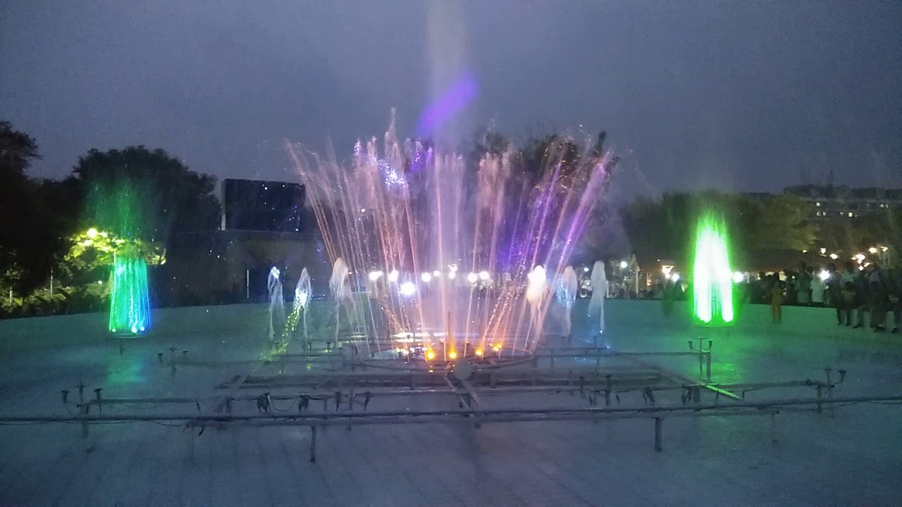 Water Fountain Dance With Laser Light | At Poonam Nagar | Latest Garden In Mumbai