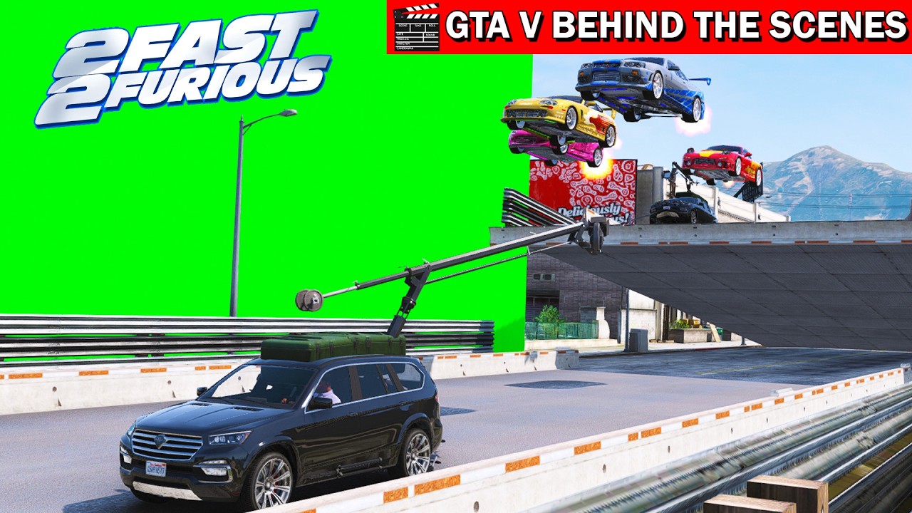 Как я воссоздал прыжок с моста из фильма «Форсаж» в GTA V