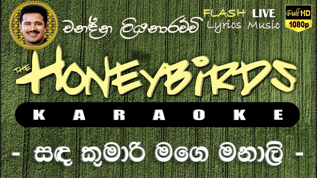 Sada Kumari Mage Manali Karaoke (Without Voice) සඳ කුමාරි මගෙ මනාලි කැරෝකේ