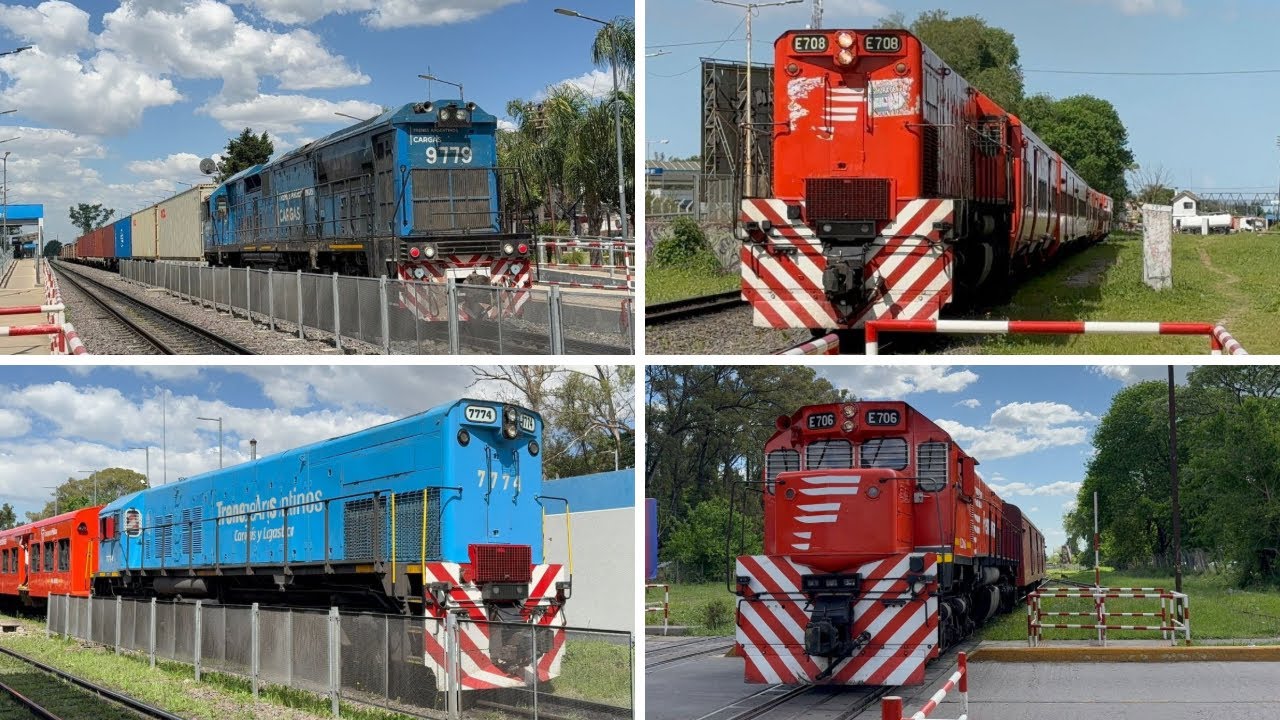 Trenes en la Línea Belgrano Norte - Compilado #1