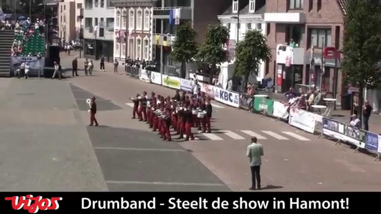 Drumband ViJoS steelt de show in Hamont