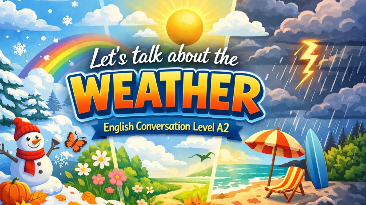 Learn English Conversation – Talking About the Weather ☀️🌧️ | English Listening Practice