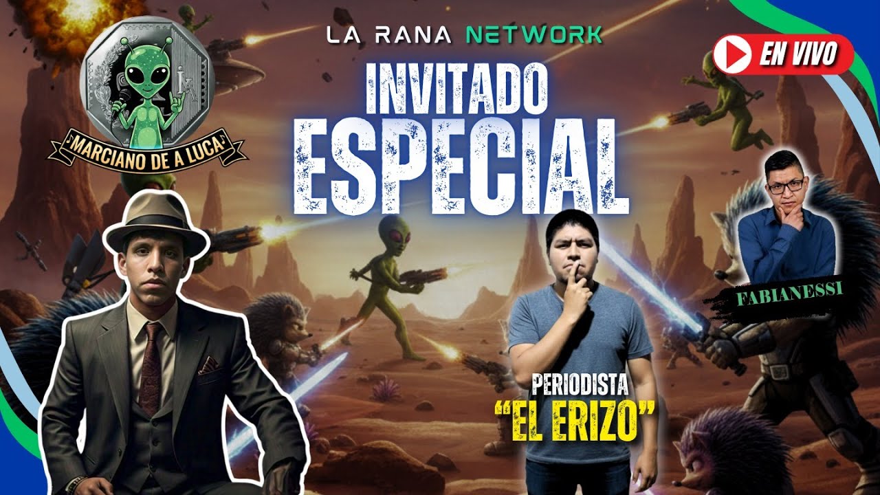 🦔🔥 UN ERIZO ATERRIZA EN LA RANA NETWORK? 🐸💥 | HOY EL ERIZO CON PIYI Y SHELDON 🎙️⚡