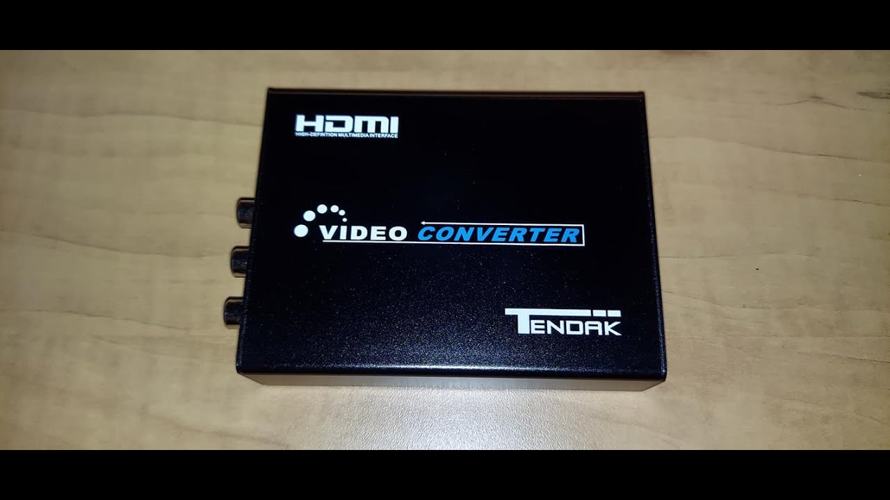 Обзор конвертера Tendak A/V S-Video в HDMI