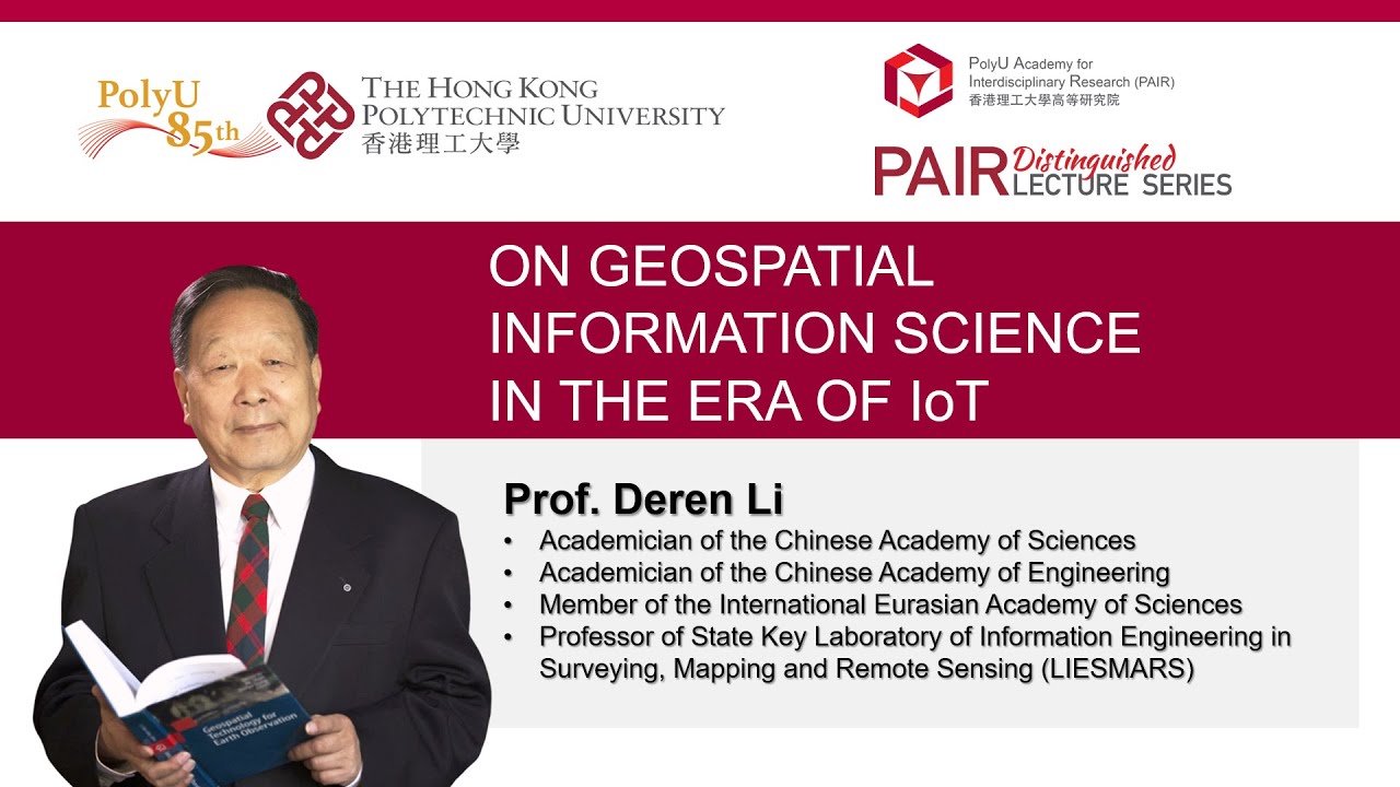PAIR Distinguished Lecture: On Geospatial Information Science in the Era of IoT