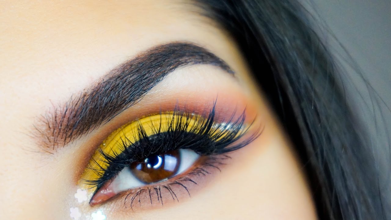 Yellow cut crease tutorial - Sal_Qu
