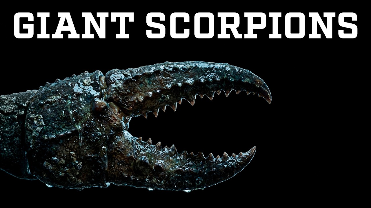 The terrifying world of giant sea scorpions. Paleozoic.