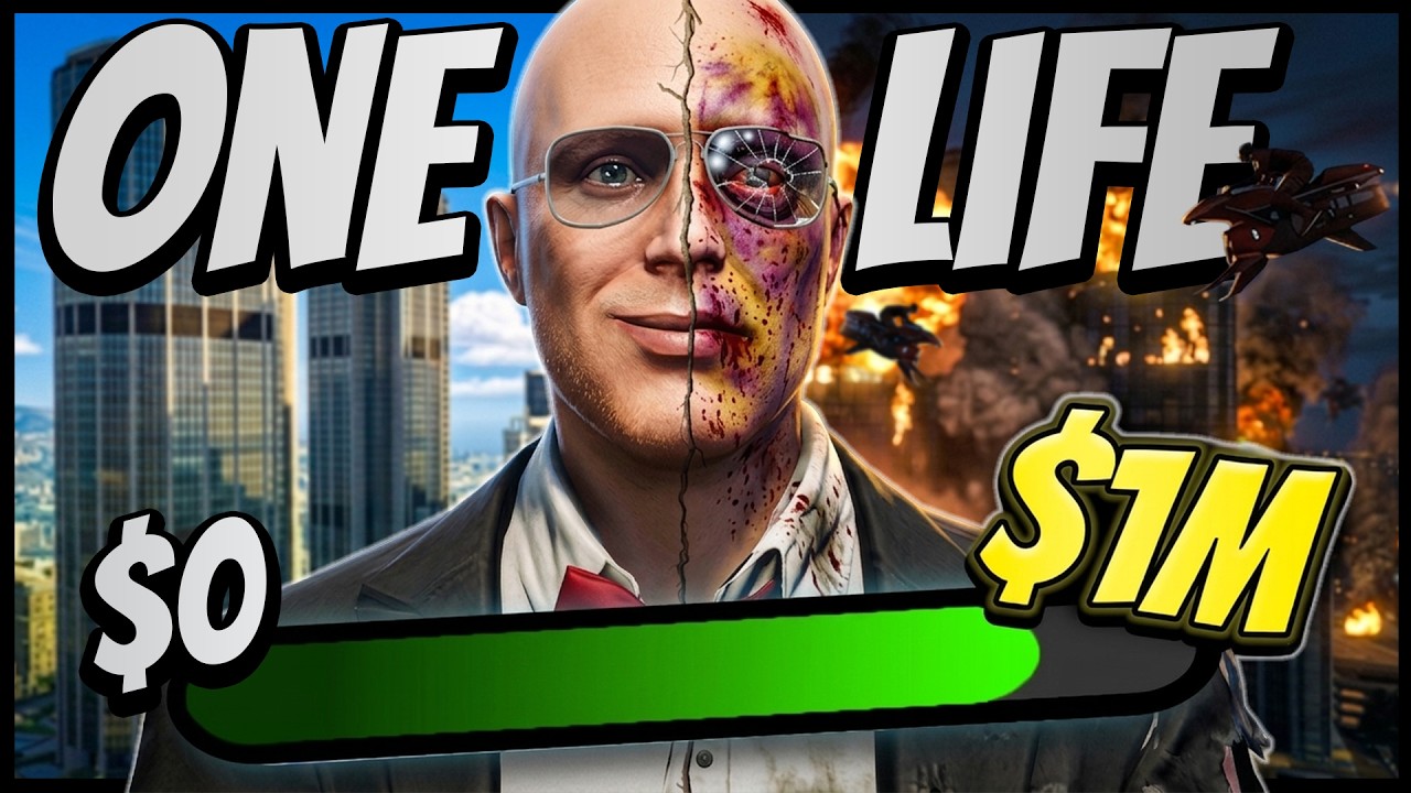 I Had One Life to Make $1,000,000 in GTA Online...