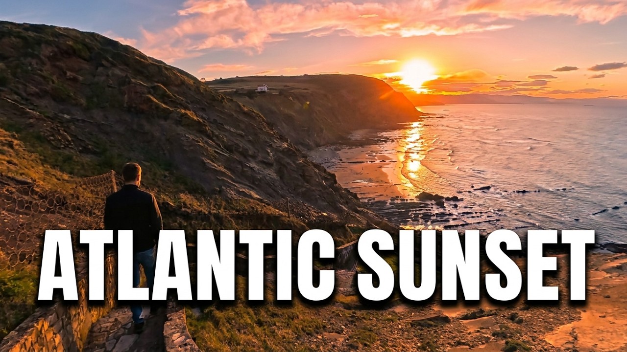 🌅 Atlantic Sunset near Bilbao | Atardecer en la Costa Atlántica