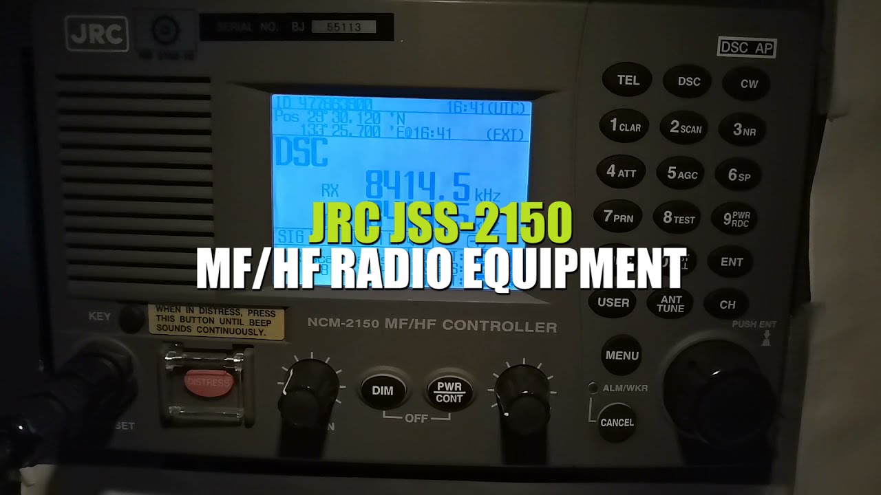 JRC JSS 2150 MF HF RADIO EQUIPMENT SELF TEST AND MESSAGES TRANSMITTING | UASUPPLY