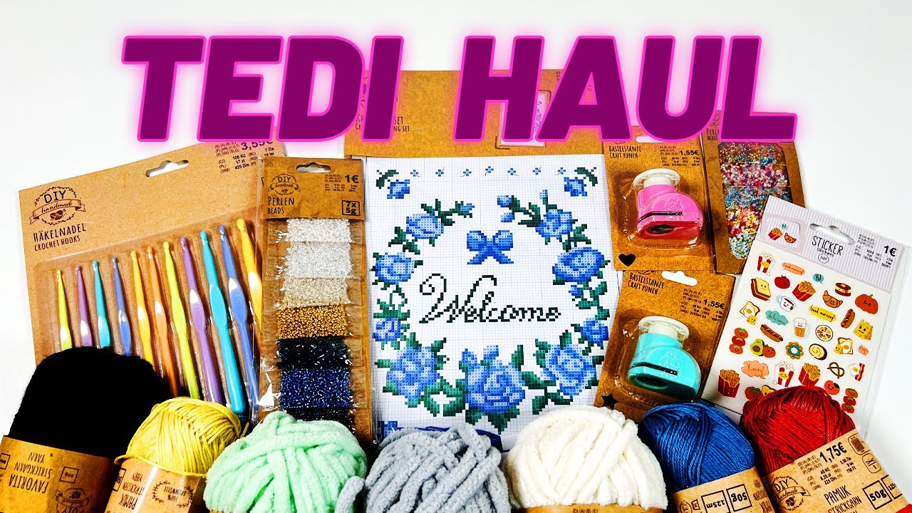 TEDI Haul Schätze 👑 Häkeln, Basteln, Handarbeit und vieles mehr