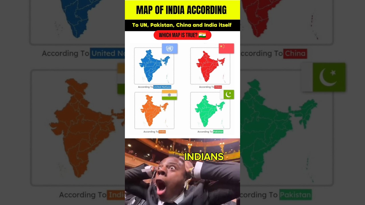 Which Map of India is True? 🇮🇳 UN vs China vs Pakistan vs India | Real Map Explained