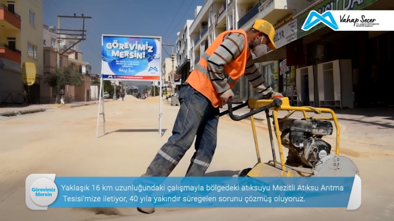 Mezitli il&ccedil;esi Kuyuluk, &Ccedil;ankaya ve &Ccedil;amlıca mahallelerinin kanalizasyon sorununu &ccedil;&ouml;zd&uuml;k.