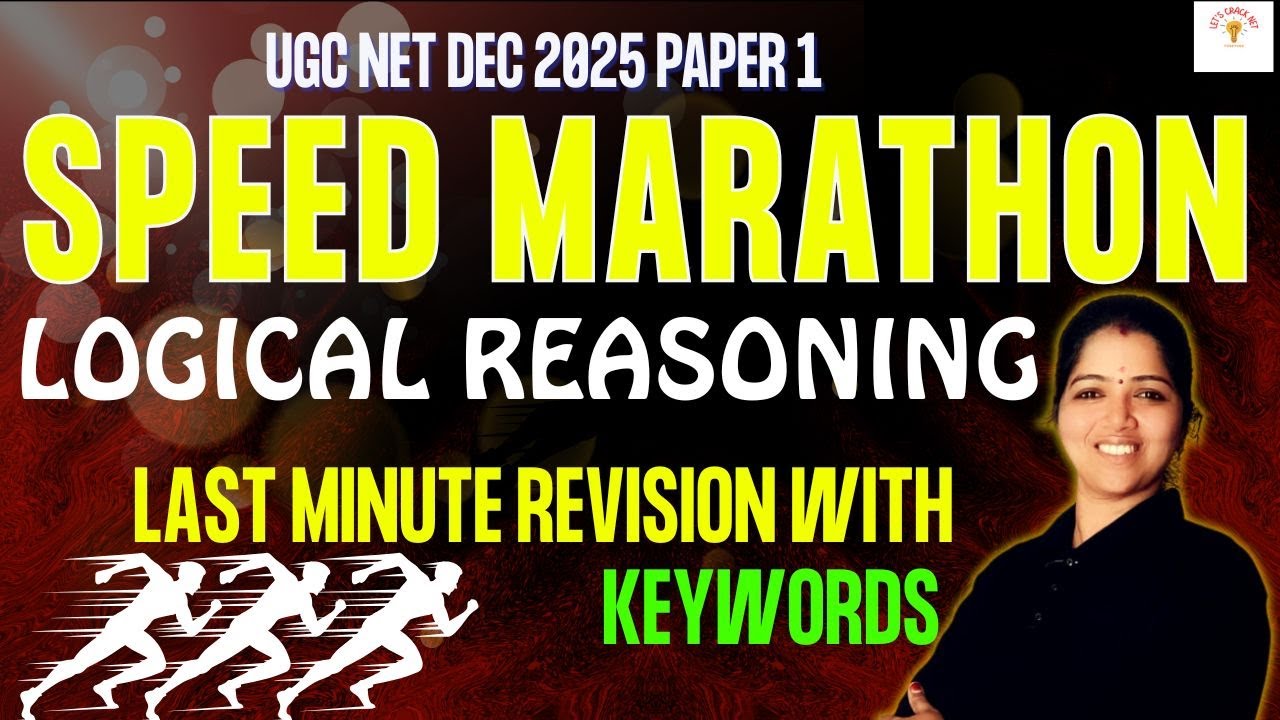 UGC NET Paper 1 Dec 2025 | Speed Marathon &ndash; All Units | Last Minute Revision with Keywords