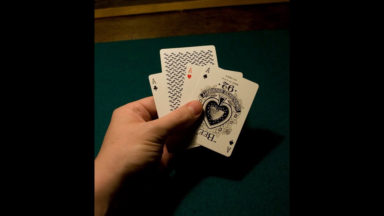 Card Tricks: Twisting The Aces Performance + Tutorial