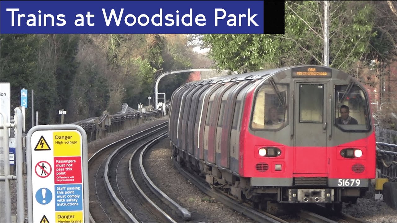 London Underground Northern Line Trains At Woodside Park
