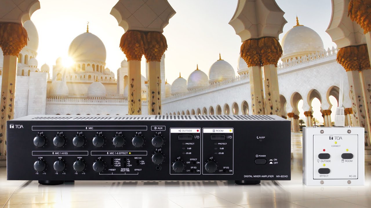 TOA Digital Mixer Amplifier MX-6224D