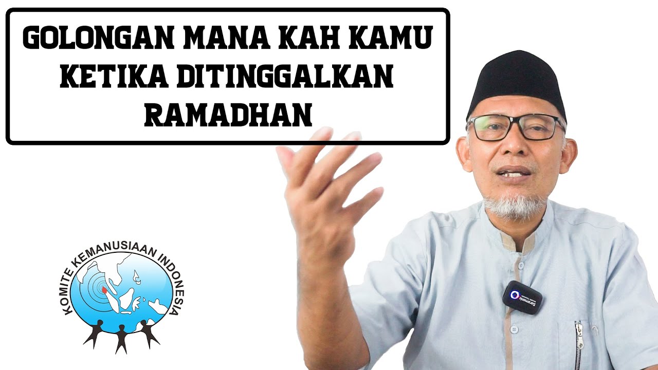 Dengan Air Mata Apa Kita Melepas Ramadhan oleh Ust. Masturi Istamar, M.Phil