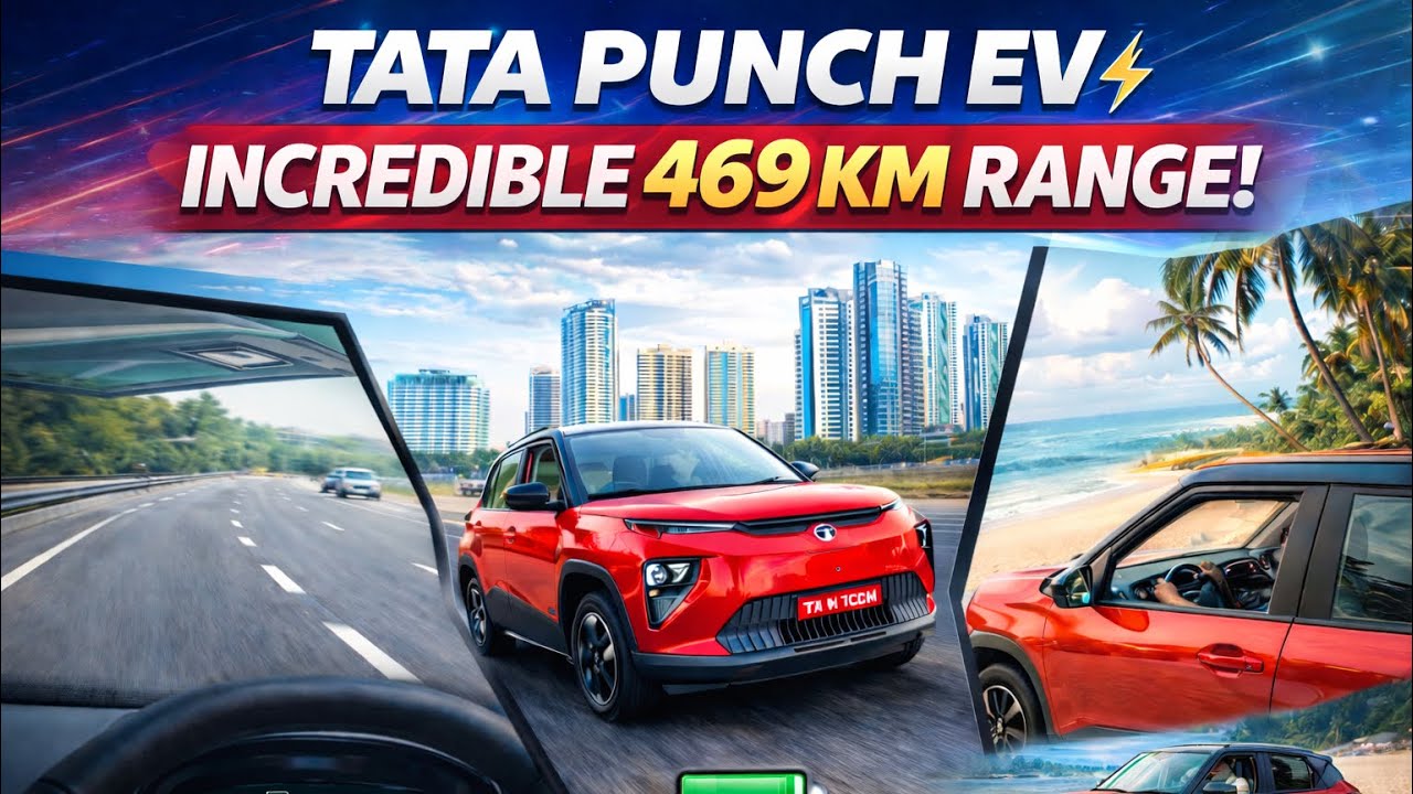 Tata Punch EV Real Life Range Test – Shocked by the Results! ⚡🔥