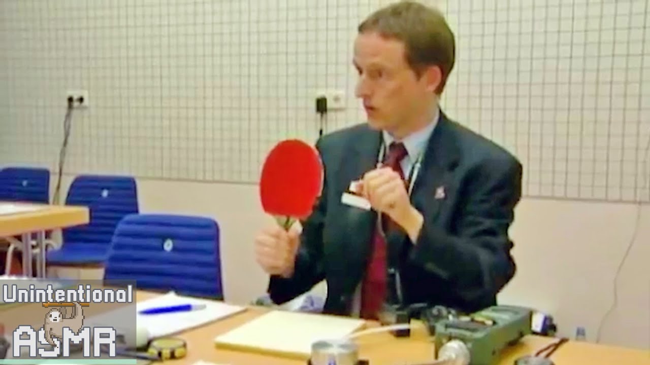Unintentional ASMR 🏓 Very Thorough Table Tennis Racket Tester