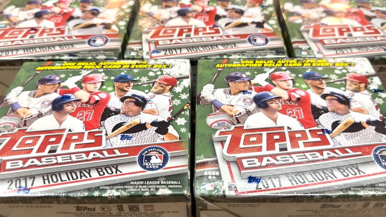 👀 FOR JUDGE ROOKIE AUTO!  2017 TOPPS HOLIDAY MEGA BOXES!  (3rd Day of Cardmas/Throwback Thursday)