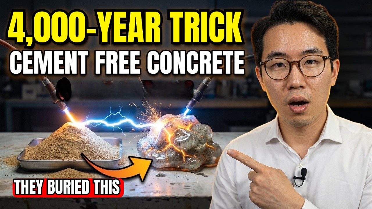 Sand + High Voltage = Free Concrete Without Cement — The 4,000-Year Trick They Buried