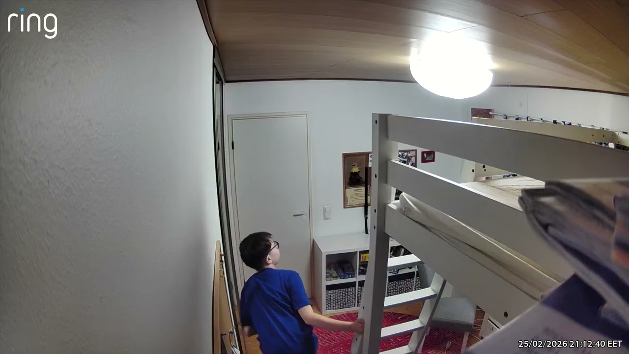 boy farts at ring camera