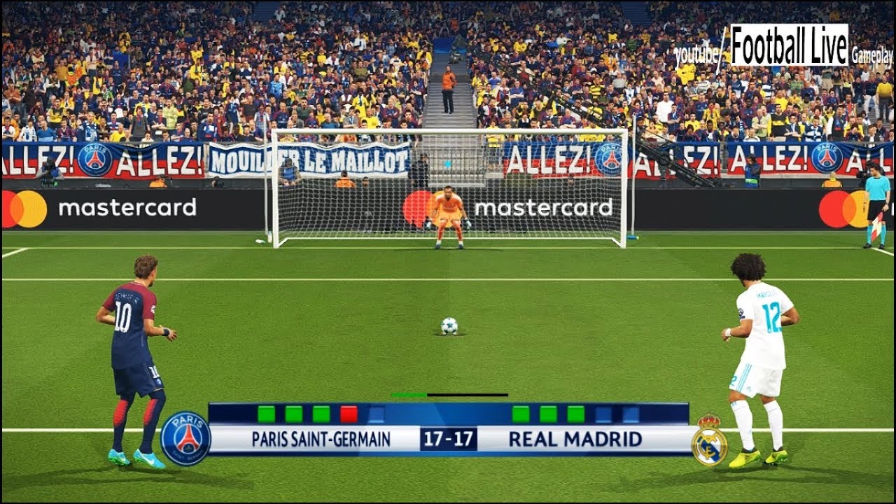 PES 2018 | ПСЖ — Реал Мадрид | Лига чемпионов УЕФА (ЛЧ) | Серия пенальти