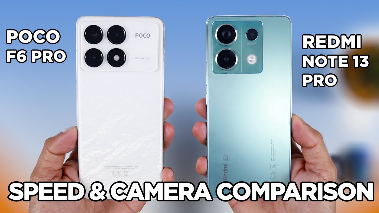 POCO F6 Pro vs Redmi Note 13 Pro SPEED TEST & CAMERA Comparison | Zeibiz