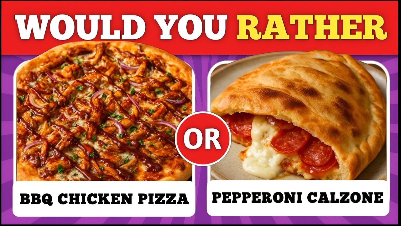 Что бы вы предпочли? Закуски и фастфуд 🍕🧁🍝 | Кулинарная викторина