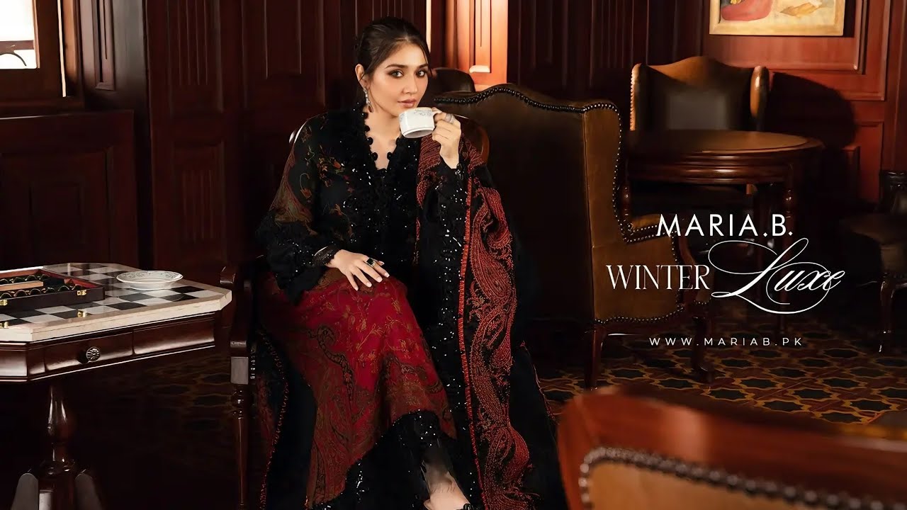 Maria.B Unstitched Winter Luxe'24 | Maria.B Luxury Winter Unstitched Collection'24
