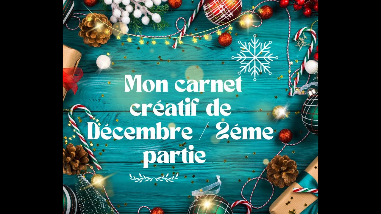 Un peu de récup pour mon carnet créatif de Noël #caméléonscrap #artjournal  #aquarelle #gansaitambi