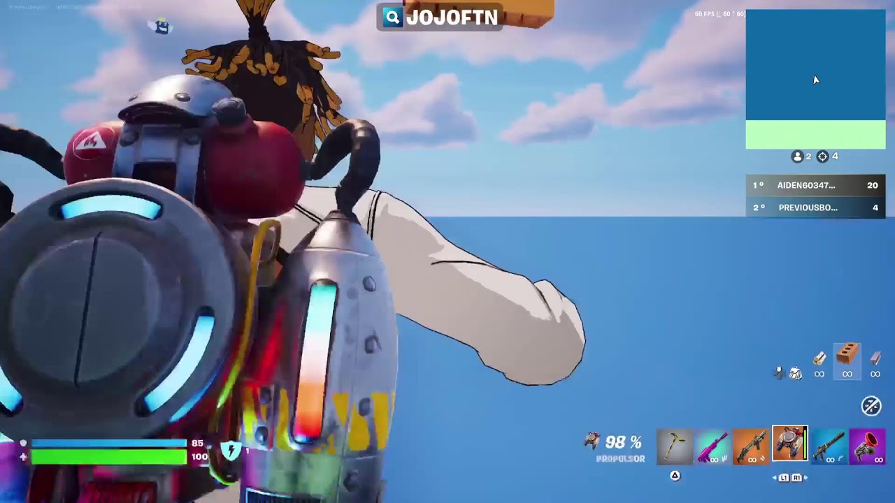 Esteban en vivo ahora Fornite