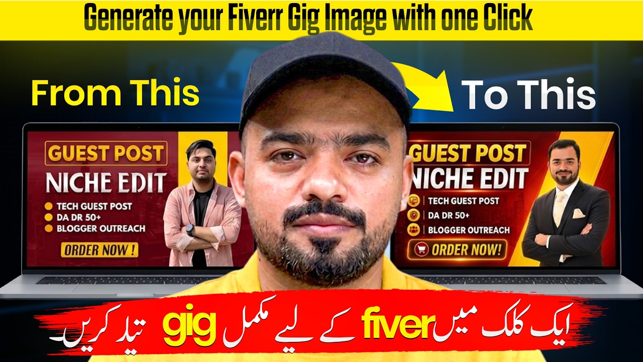 Generate Your Fiverr Gig Image in One Click with One Prompt | Faran Bilal