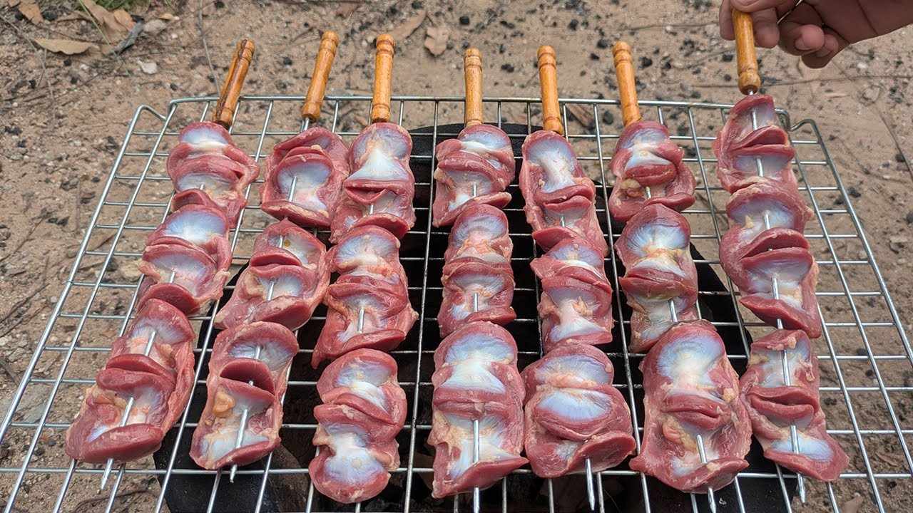 Roasted Chicken Gizzard with Yummy Sauce | Chicken Gizzards Grilling Recipe