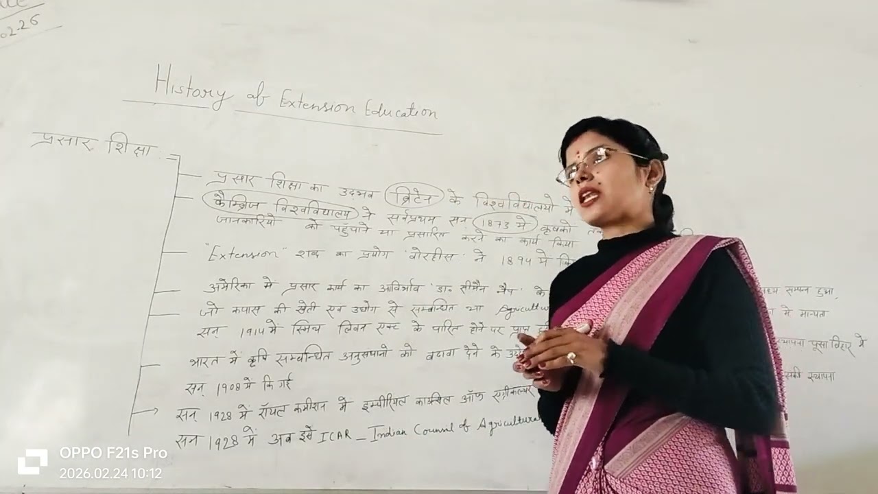 History of extension education part -2by Laxmi Rajbhar mam