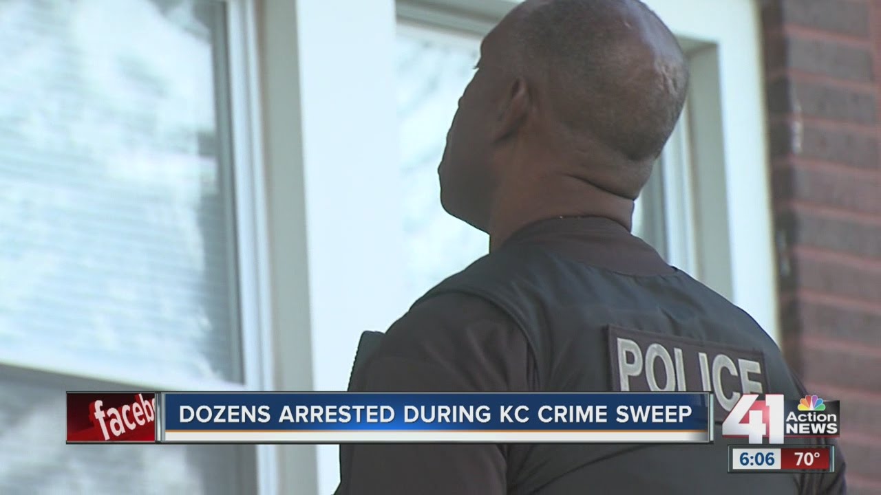KCMO city-wide sweep results in 34 arrests