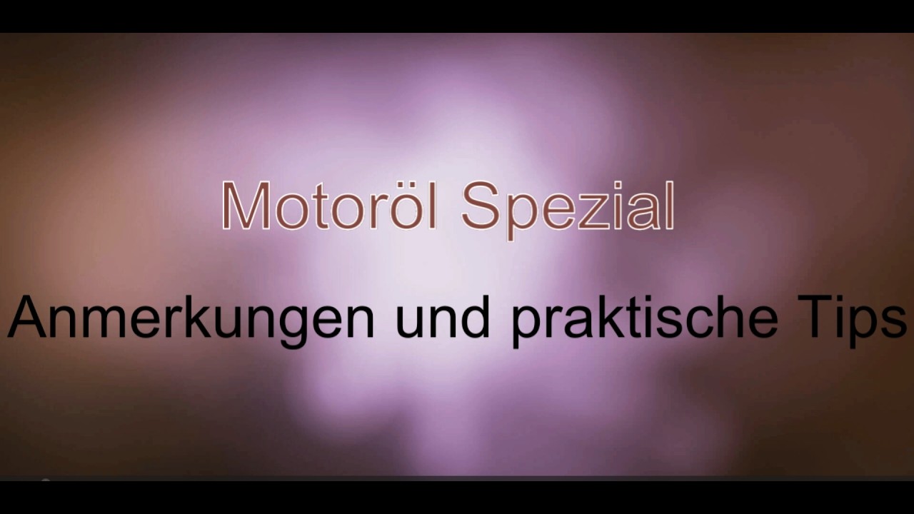 Zahnriemen im Motoröl Motoröl CheckUp 