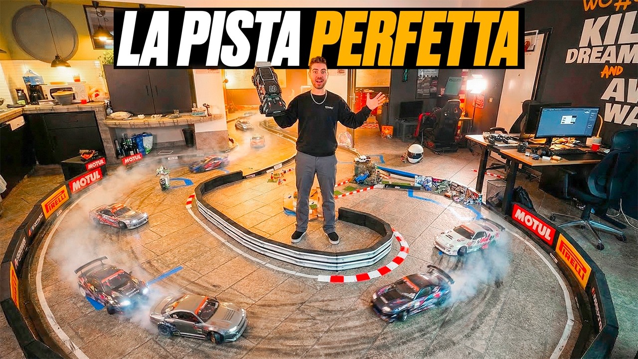 HO COSTRUITO UNA PISTA DRIFT RC NEL MIO STUDIO! 🚀