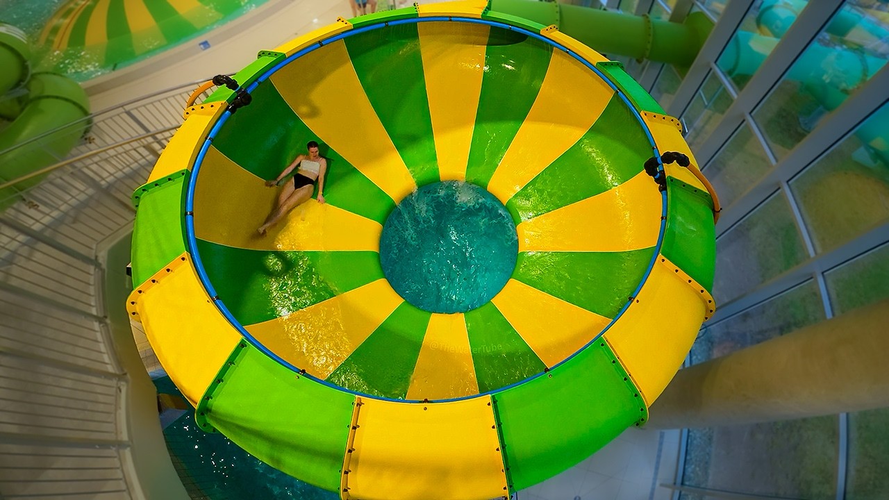 🧅Onion Bowl Water Slide at Aquapark Koszalin