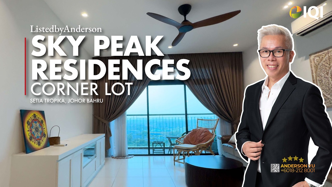 Sky Peak Residences Setia Tropika JB | High Floor Corner Unit with Unblocked View (Full Furnished)