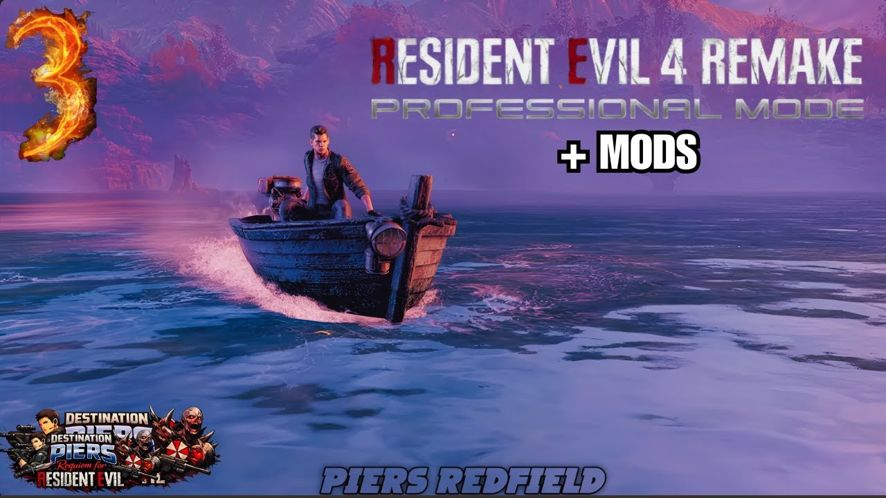 Piers Takes On Del Lago | RE4 Remake Character Swap