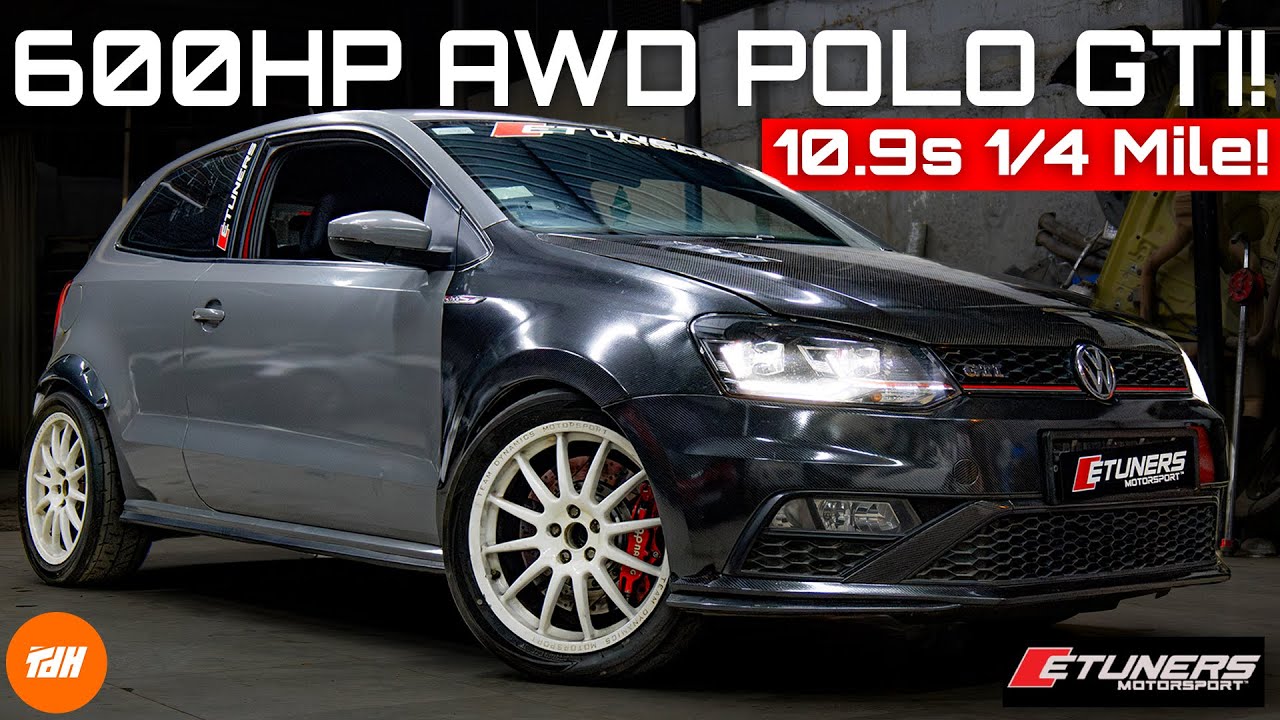 600HP AWD Polo GTI terrorises the streets! | EM Tuned AWD Polo GTI runs a 10.9s 1/4 mile!
