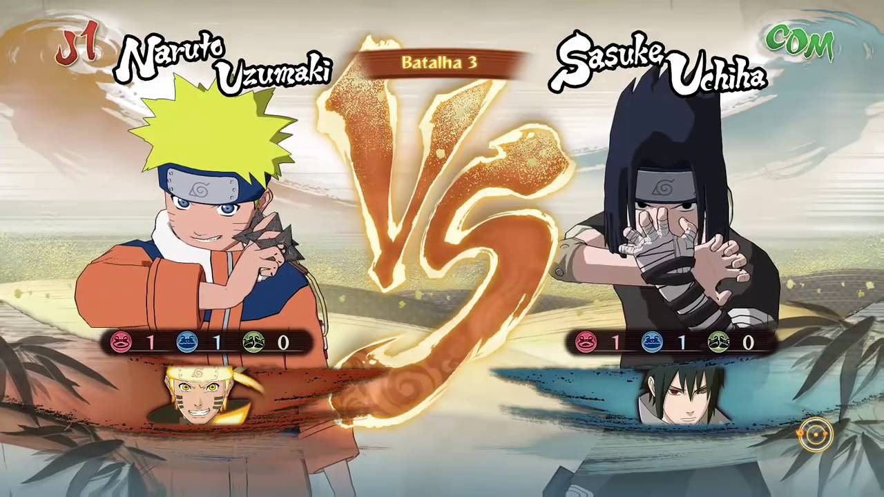 Naruto Storm 4 Dublado PT-BR Naruto vs Sasuke (Clássico e Shippuden)
