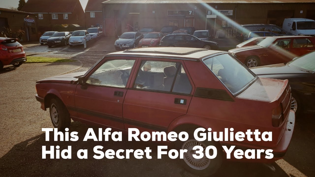 This 1986 Alfa Romeo Giulietta (116) Hid A Secret For Nearly 30 Years