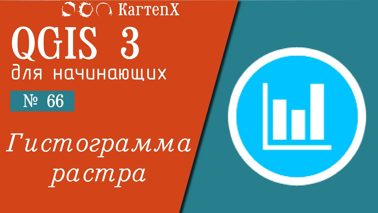 QGIS 3 - № 66. Гистограммы растров.